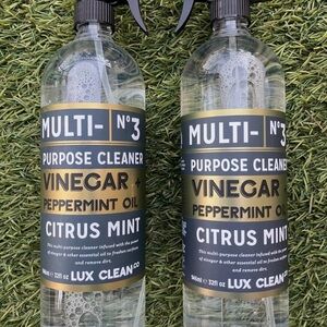 LUX CLEAN MULTI #3 CITRUS MINT CLEANING SPRAY NATURAL 32 OZ X-LARGE BOTTLE!